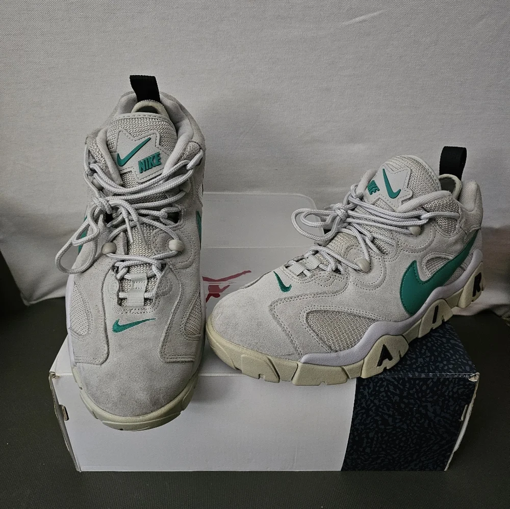 Nike Air Barage low grey fog/ Neptune green - Picture 5 of 7